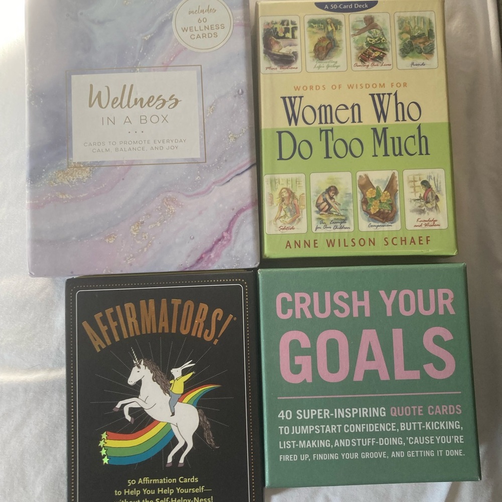 6-18 Self help motivational card lot bundle NEW
